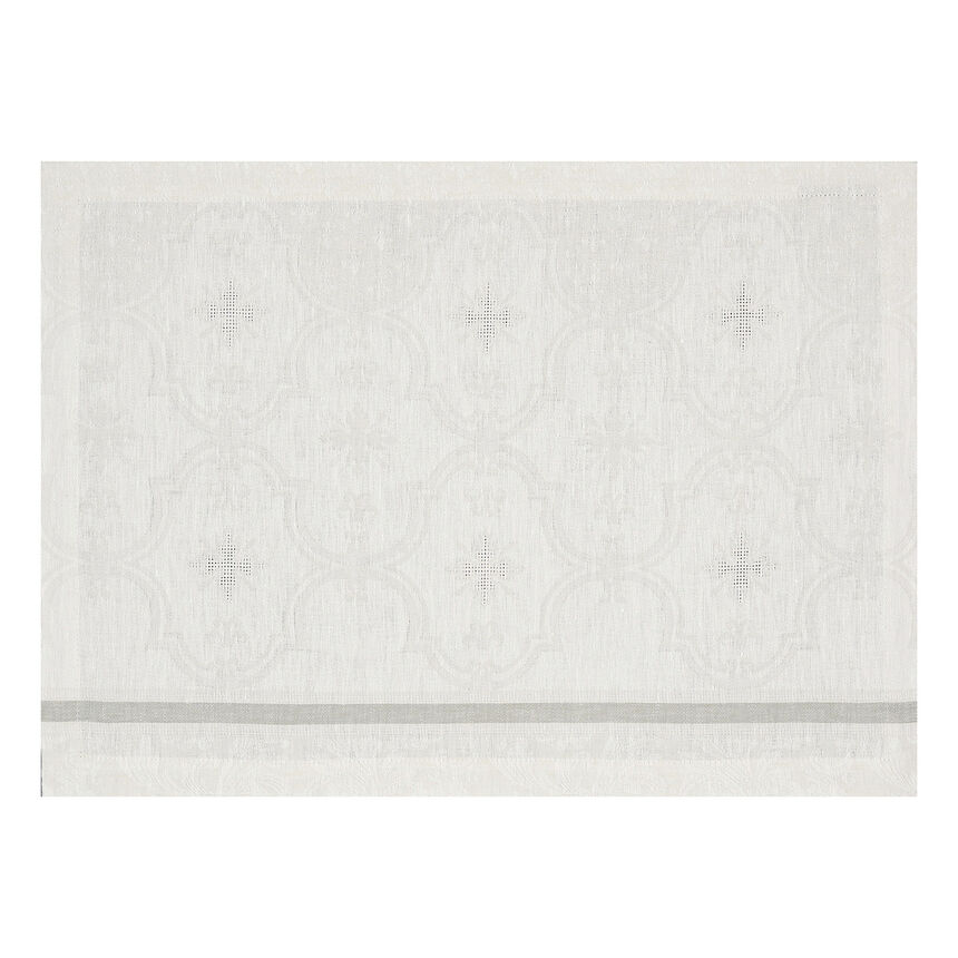 Set americano Armoiries Lys 50x36 100% lino, , hi-res image number 0