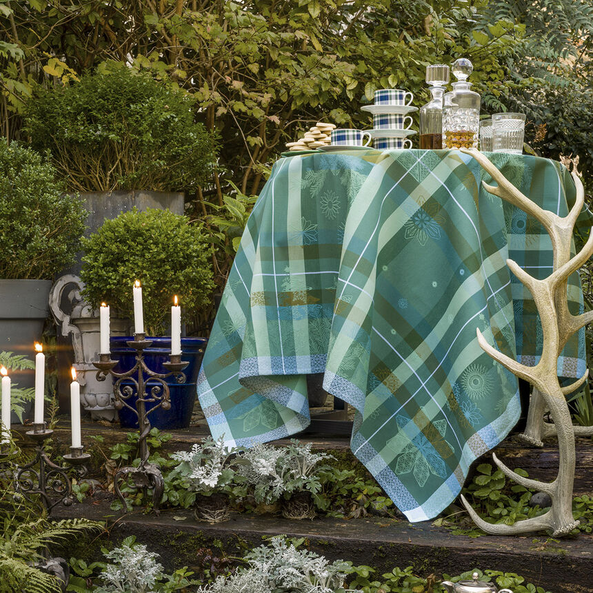 Tovaglia Hiver en Ecosse Land 175x175 100% cotone, , hi-res image number 0