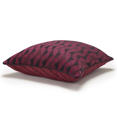 Fodera cuscino Prisme Prune 50x50 93% Cottone/ 7% Poliestere