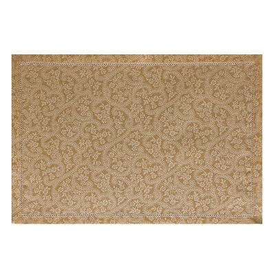 Set americano Portofino Fiori Terra 50x36 100% lino,  Set americano Portofino Fiori Terra 50x36 100% lino