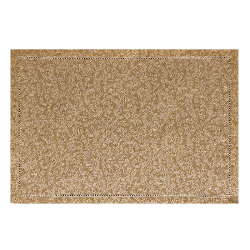 Set americano Portofino Fiori Terra 50x36 100% lino, , hi-res image number 0