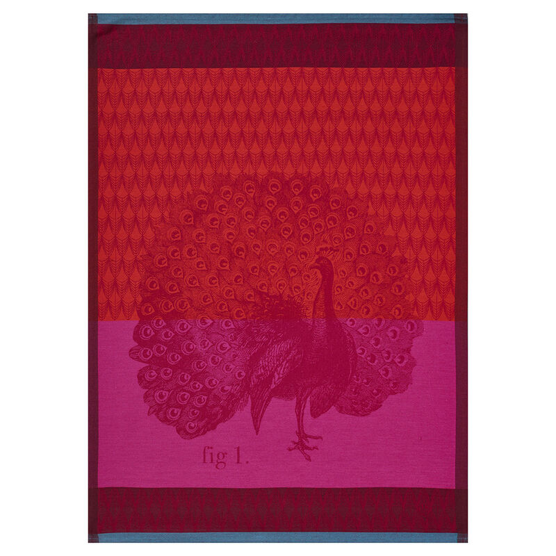 Strofinaccio Planche animalière Paon Bengale 60x80 100% cotone, , hi-res image number 0
