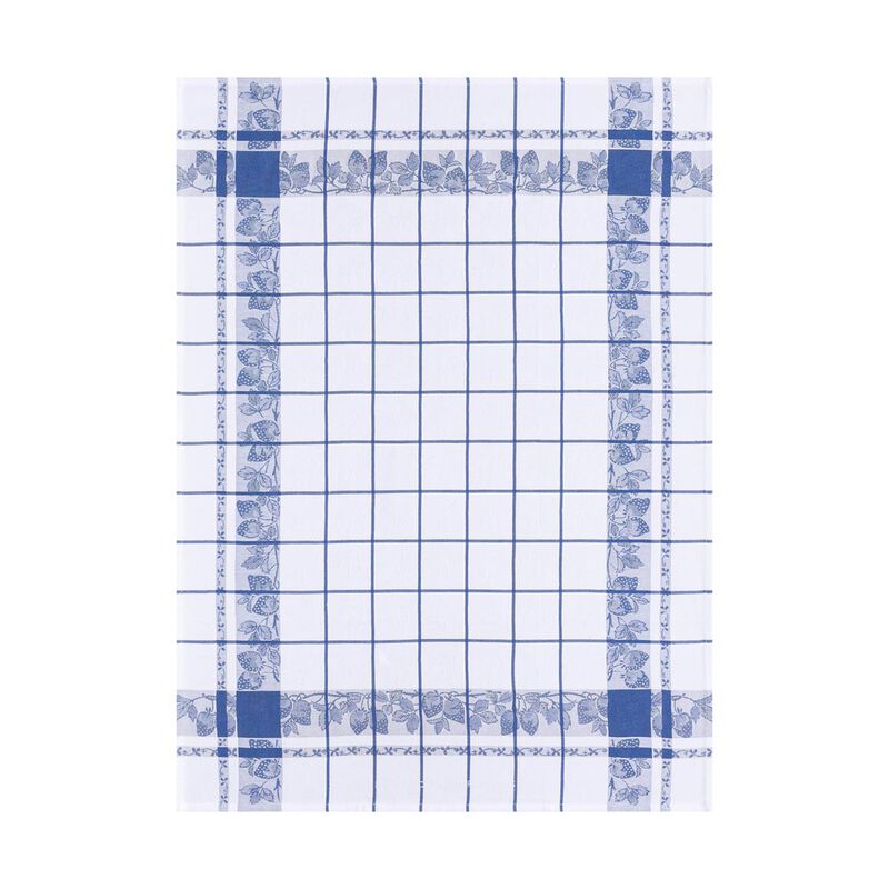 Strofinaccio Fraises Bleu de France 60x80 100% cotone, , hi-res image number 0