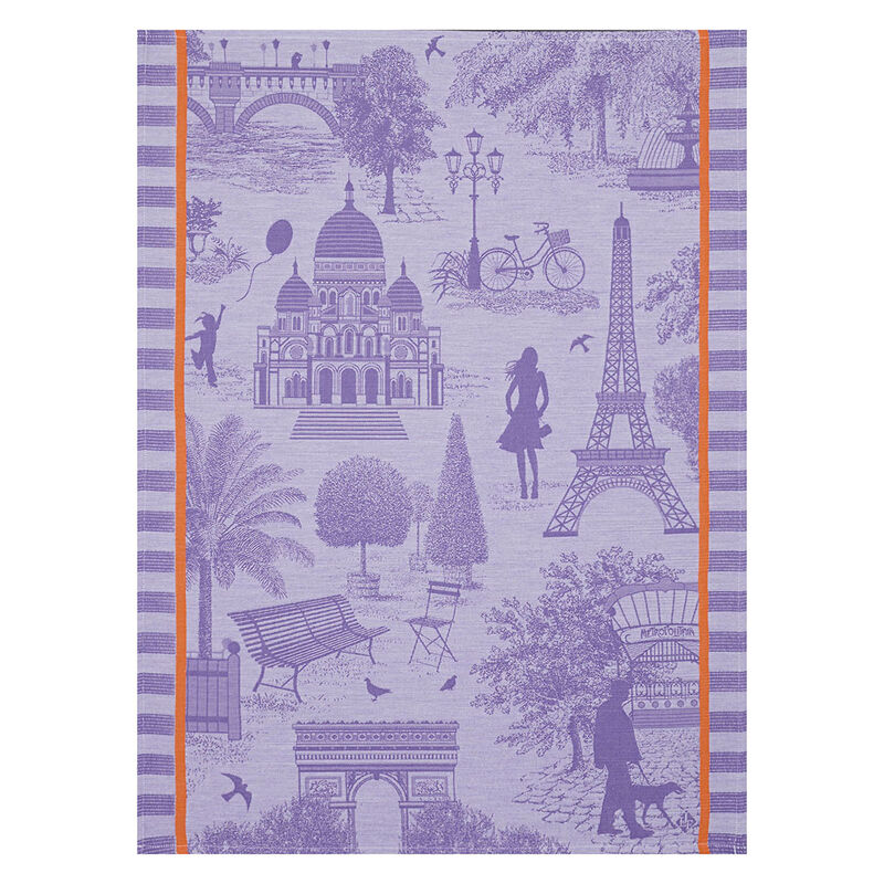 Strofinaccio Toile de paris Cassis 60x80 100% cotone, , hi-res image number 0