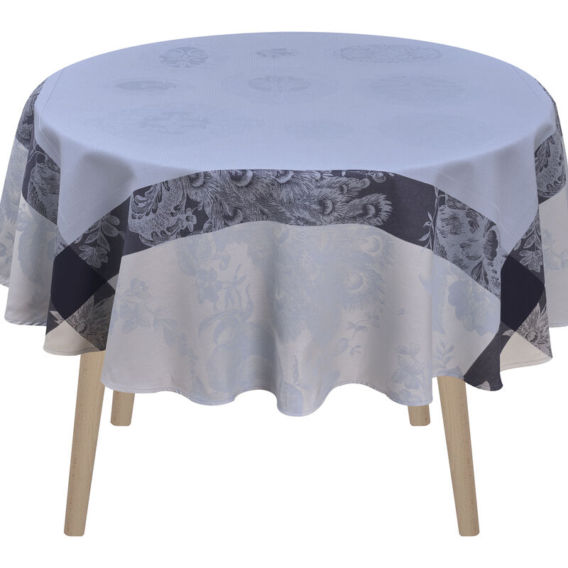 Tovaglia À la Française Eau 175x175 100% cotone, , hi-res image number 1