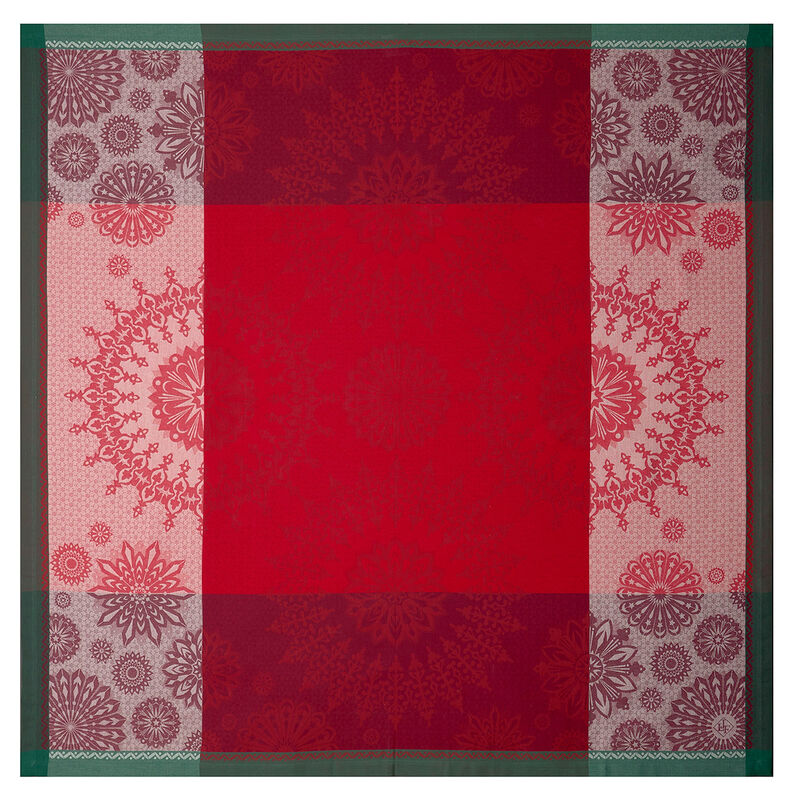 Tovaglia Lumières d'étoiles  Rubis 175x175 100% cotone, , hi-res image number 4