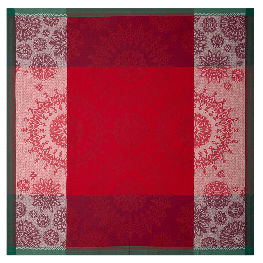 Tovaglia Lumi&egrave;res d'&eacute;toiles  Rubis 175x175 100% cotone, , hi-res image number 4