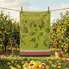Strofinaccio La beaut&eacute; du zeste Yuzu 60x80 100% cotone, , hi-res image number 0