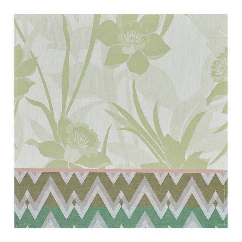 Confezione 2 Set Americani antimacchia La Vie en Vosges Rivestito Jonquille 50x36 100% cotone, , hi-res image number 1