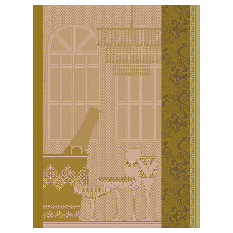 Strofinaccio Ambiance Bulle Pamplemousse 60x80 100% cotone, , hi-res image number 0