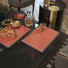 Set americano Cabaret Flamingo 50x36 100% lino, , hi-res image number 0