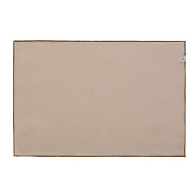 Tovaglietta spalmato Vegetal mood avec surjet bourdon Cotone