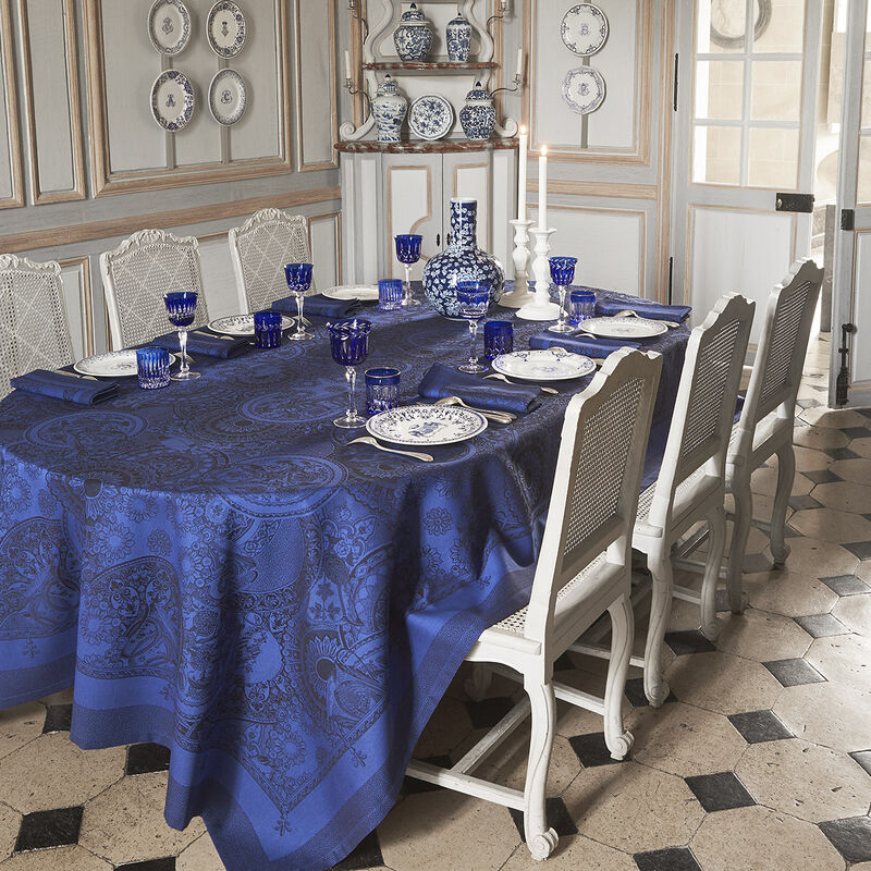 Tovaglia Porcelaine Bleu de chine 175x175 100% cotone, , hi-res image number 0