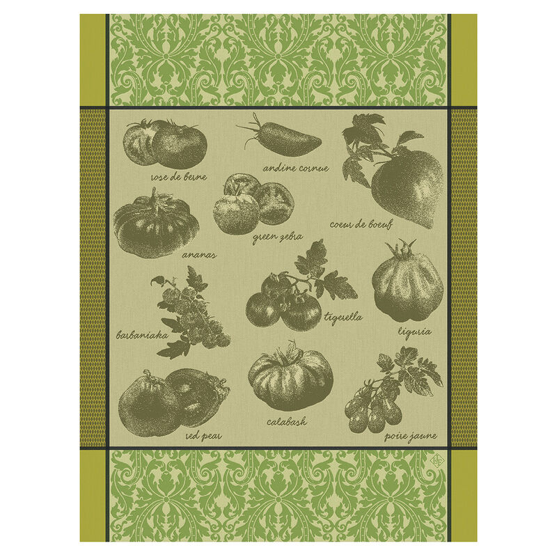 Strofinaccio Tomates Vert 60x80 100% cotone, , hi-res image number 0