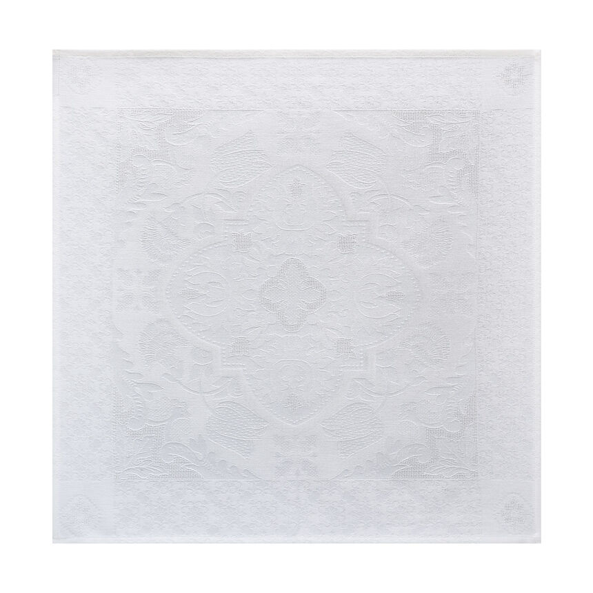 Tovagliolo Azulejos Blanc 58x58 100% cotone, , hi-res image number 0