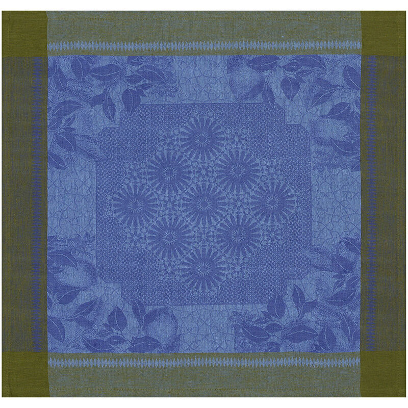Tovagliolo Jardin d'orient Majorelle 58x58 100% lino, , hi-res image number 0