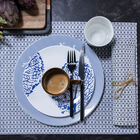 Tovaglietta antimacchia Empreintes Tissage Cobalt 50x36 100% cotone, , hi-res image number 0