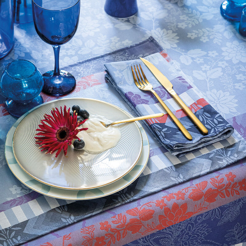 Tovagliolo Gipsy Azur 50x50 100% cotone, , hi-res image number 0