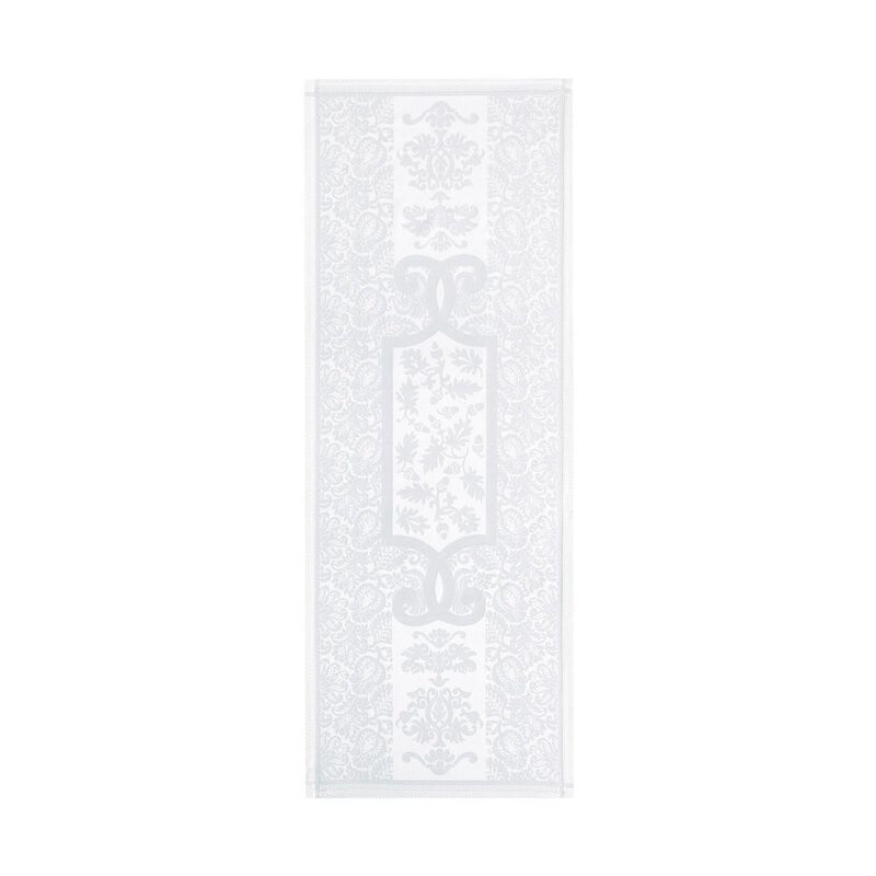 Striscia da tavola Siena Blanc Blanc 55x150 100% cotone, , hi-res image number 1