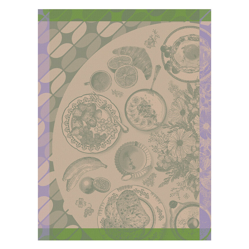 Strofinaccio Brunch Gourmand  Kiwi 60x80 100% cotone, , hi-res image number 0