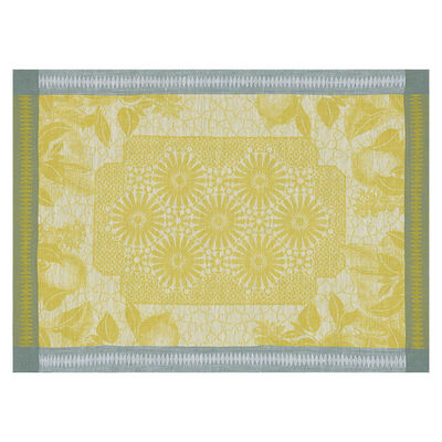 Set americano Jardin d'orient Cedrat 50x36 100% lino,  Set americano Jardin d'orient Cedrat 50x36 100% lino