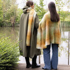 Poncho H&ocirc;tel particulier marqueterie Taglia unica 100% mohair, , hi-res image number 0