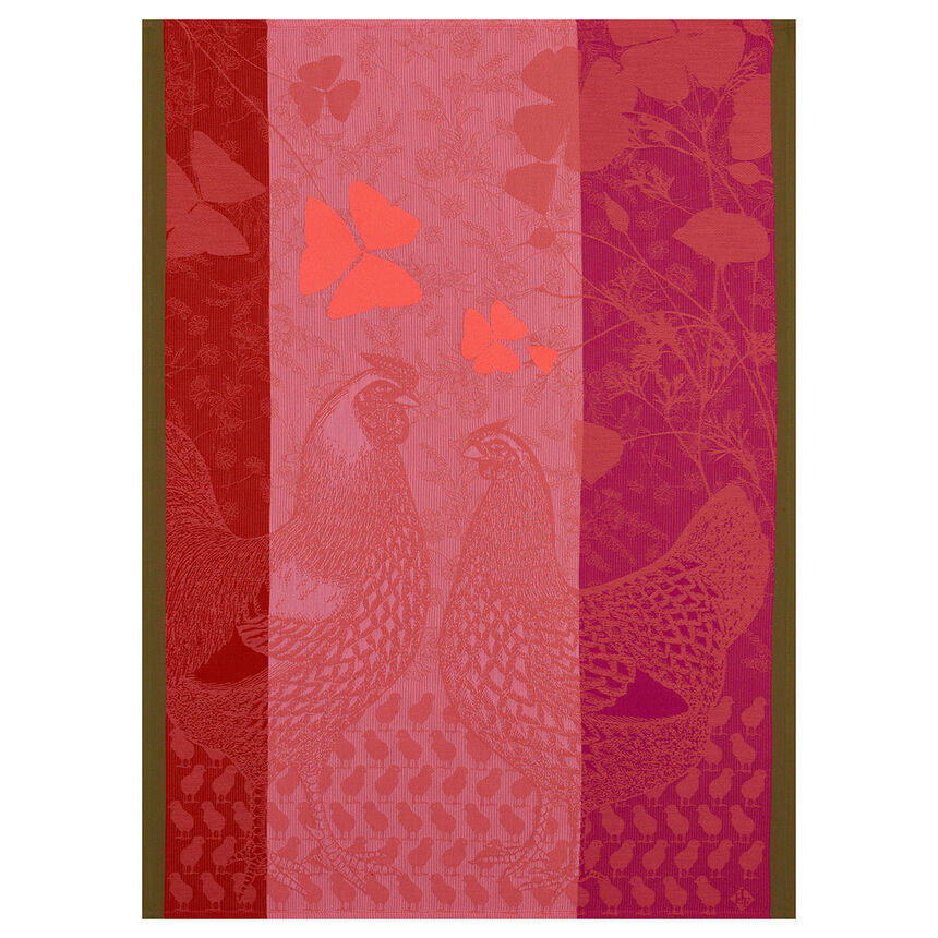 Strofinaccio Farm Family Pink 60x80 100% cotone, , hi-res image number 0