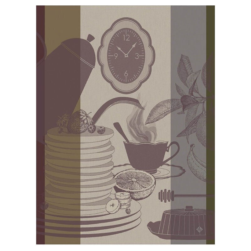 Strofinaccio Instants gourmands Café Taupe 60x80 100% cotone, , hi-res image number 0