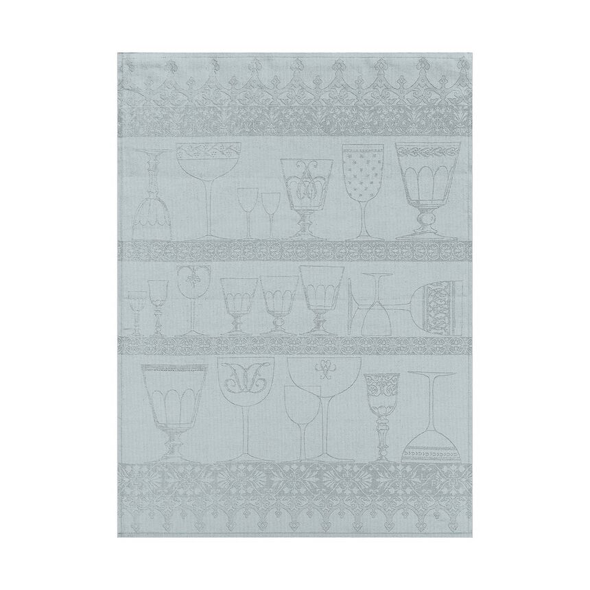 Asciugabicchieri Cristal Brume 60x80 100% lino, , hi-res image number 0