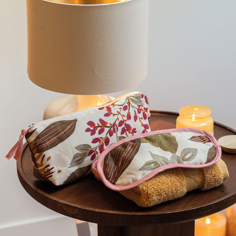 Maschera per dormire Panache de fleurs Miel Taglia unica 100% cotone, , hi-res