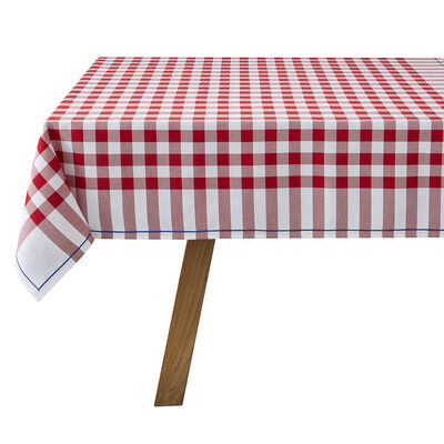 Ustide Tovaglia In Pizzo Jacquard Stile Europeo – Quadrata 120x120 Cm, Poliestere, Motivo Floreale Con Rose Rosse, Elegante Per Matrimoni E Casa