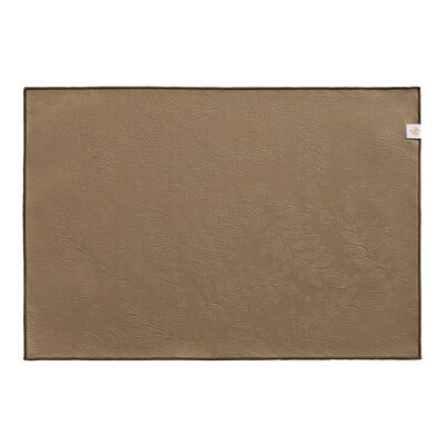 Tovaglietta spalmato Vegetal mood avec surjet bourdon Cotone