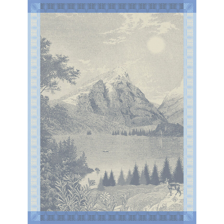 Strofinaccio Altitude Gentiane 60x80 100% cotone, , hi-res image number 0