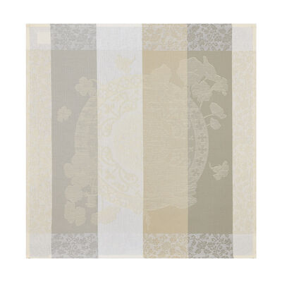 Tovagliolo Fleurs Gourmandes Craie 58x58 100% cotone,  Tovagliolo Fleurs Gourmandes Craie 58x58 100% cotone