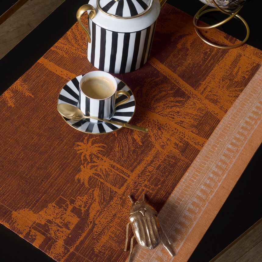 Set americano Croisi&egrave;re sur le Nil Desert 50x36 100% lino, , hi-res image number 0