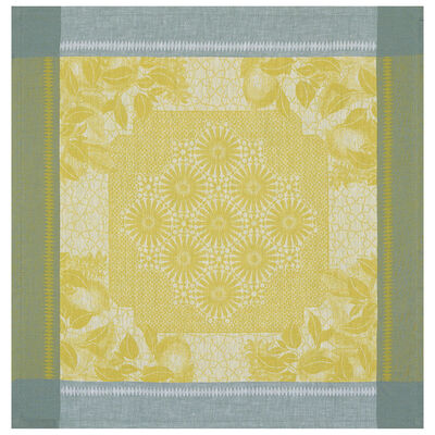 Tovagliolo Jardin d'orient Cedrat 58x58 100% lino,  Tovagliolo Jardin d'orient Cedrat 58x58 100% lino