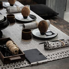 Tovaglia Empreintes Charbon 150x150 100% cotone, , hi-res image number 3