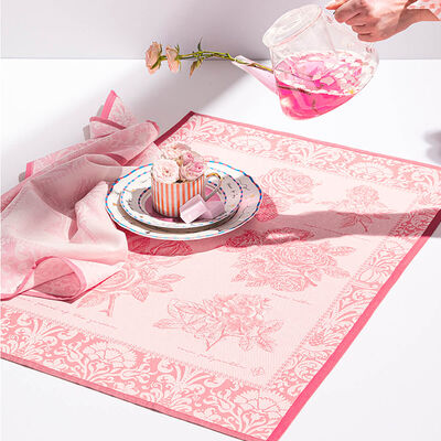 Strofinaccio Jardin des roses Cotone