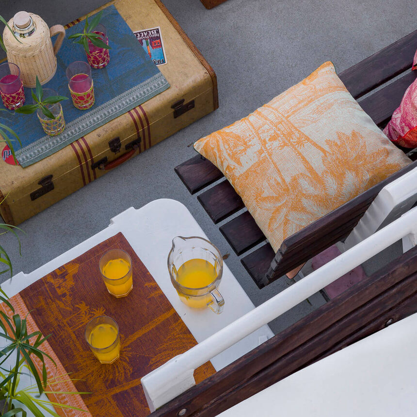 Set americano Croisi&egrave;re sur le Nil Desert 50x36 100% lino, , hi-res image number 1