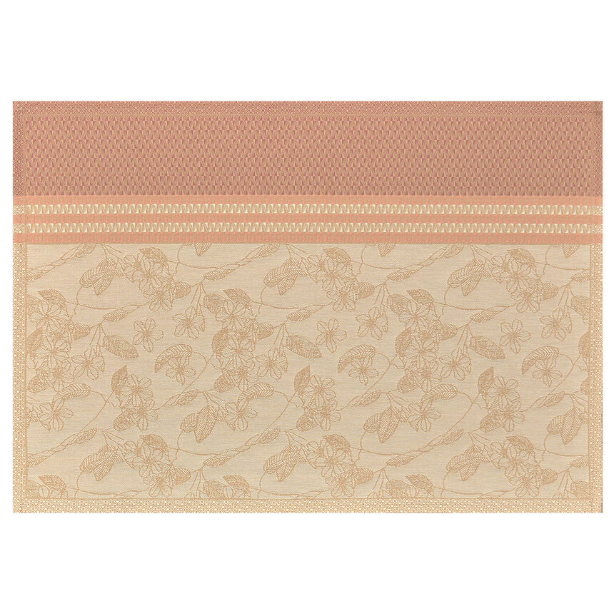 Set americano antimacchia Essentiel Gravure Terre 50x36 100% cotone, , hi-res image number 1