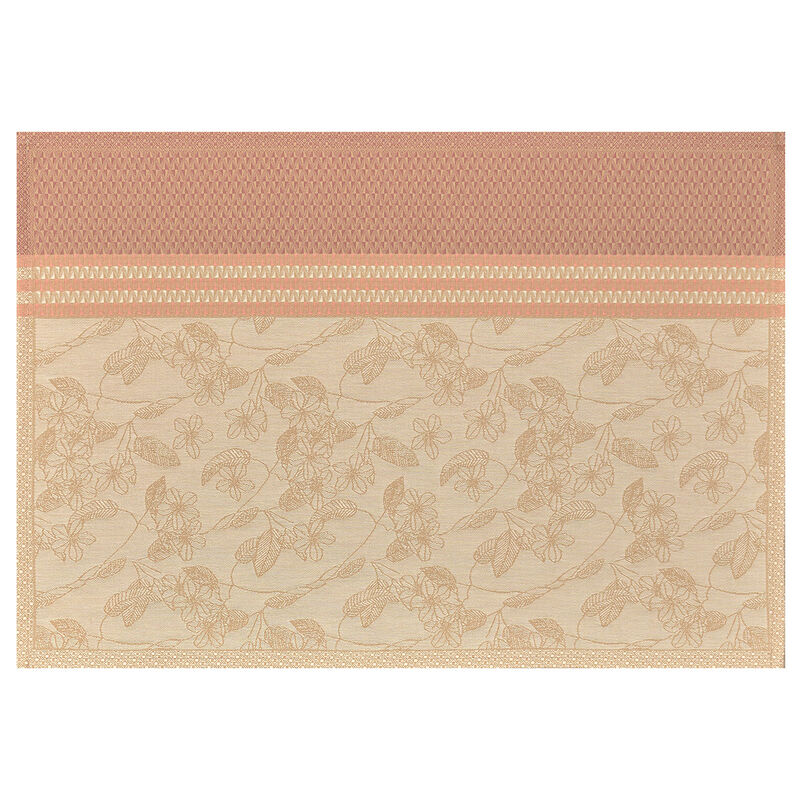 Set americano antimacchia Essentiel Gravure Terre 50x36 100% cotone, , hi-res image number 1