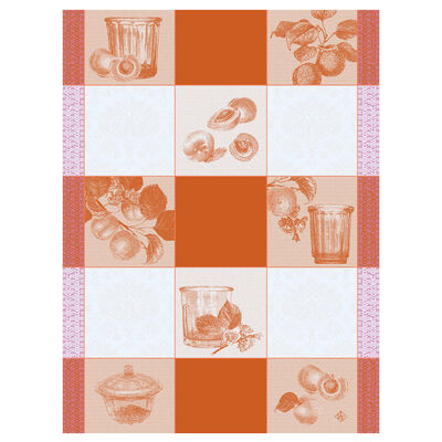 Strofinaccio Confitures Carreaux Cotone