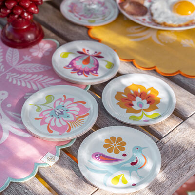 Set di 4 sottobicchieri Alegria Legno