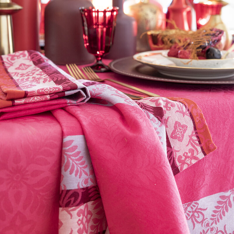 Tovagliolo Mumbai Fuchsia 50x50 100% cotone, , hi-res image number 3