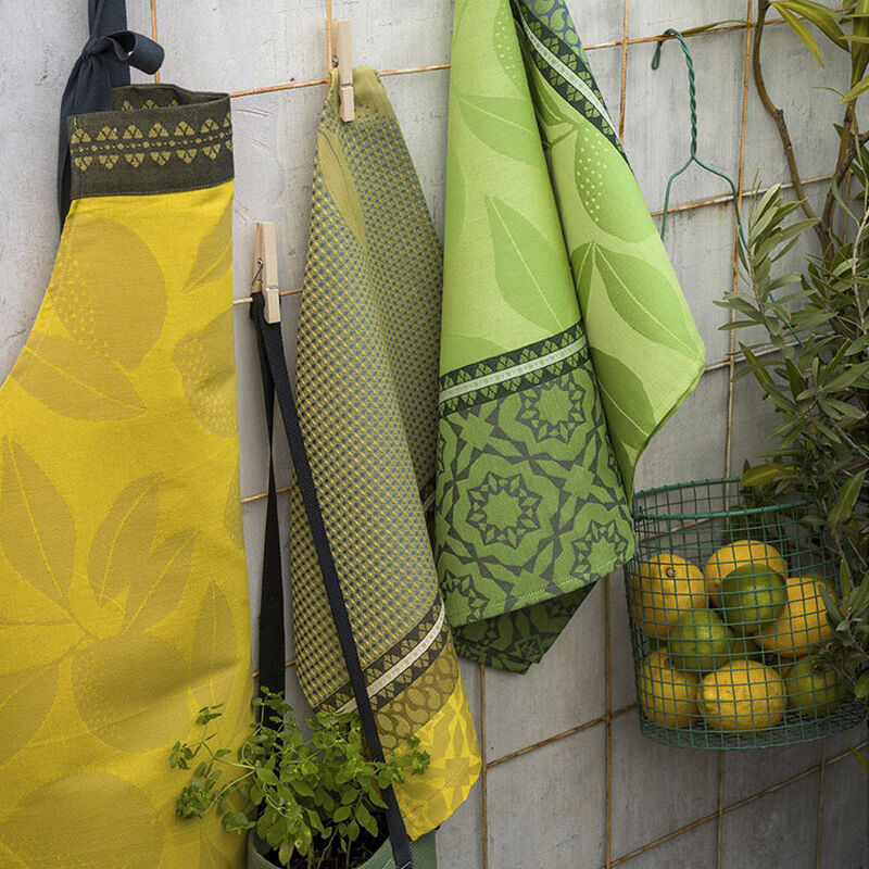 Grembiule Sous les Citronniers Jaune 90x96 100% cotone, , hi-res