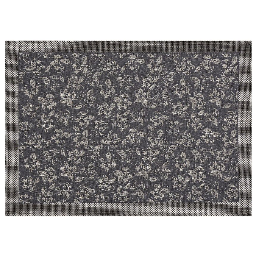 Set americano antimacchia Slow Life Mini Carbone 50x36 89% cotone / 11% lino, , hi-res image number 1