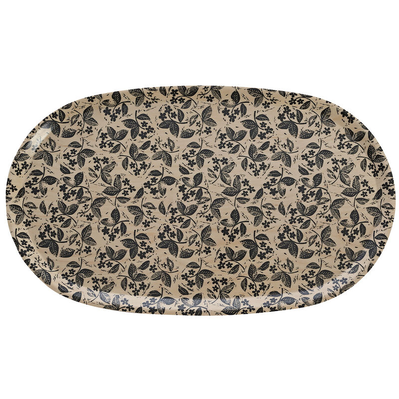 Vassoio Slow Life Carbone ovale55x32 Legno / 100% betulla, , hi-res image number 0