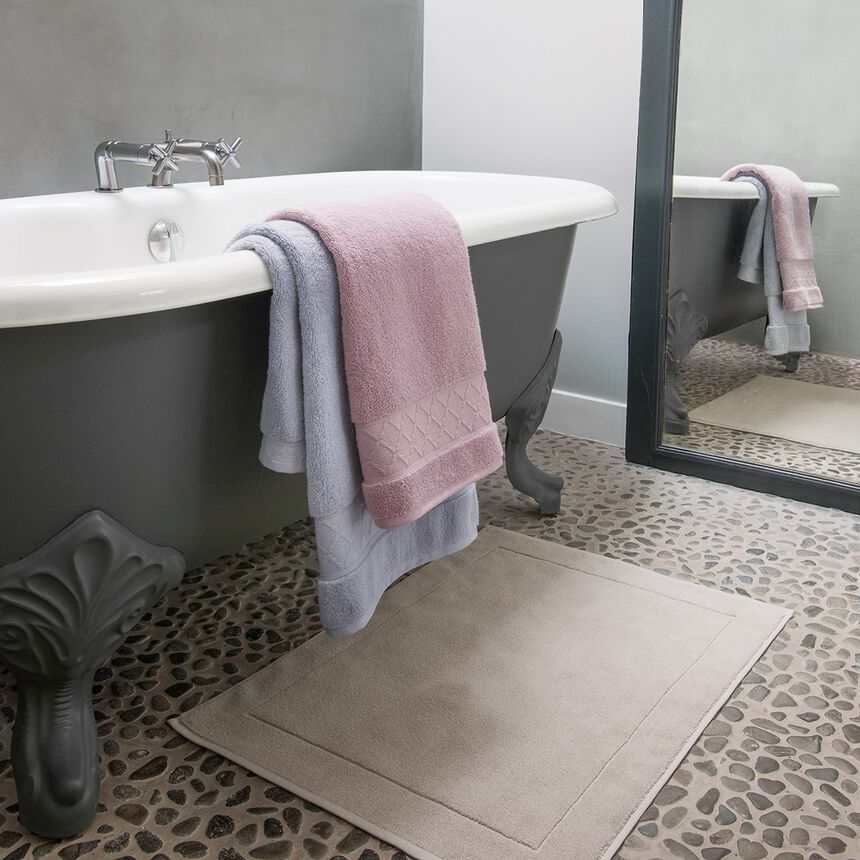 Tappeto bagno Caresse Pivoine 60x80 100% cotone, , hi-res image number 9