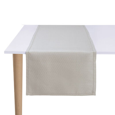 Striscia da tavola Portofino G&eacute;o Sabbia 50x150 100% lino