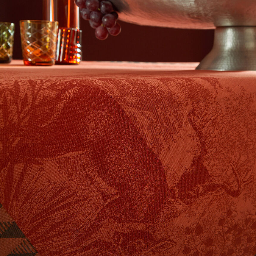 Tovaglia For&ecirc;t enchant&eacute;e Automne 175x175 100% cotone, , hi-res image number 2